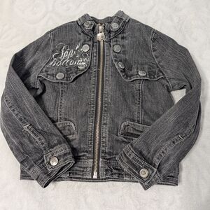 Apple Bottoms 4T Y2K Denim Jacket Embroidered Back